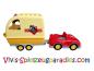 Preview: Truck with horse trailer and horse